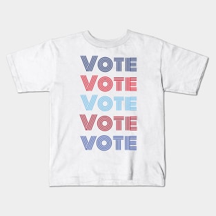 Retro Vote Vote Vote Vote Vote Kids T-Shirt